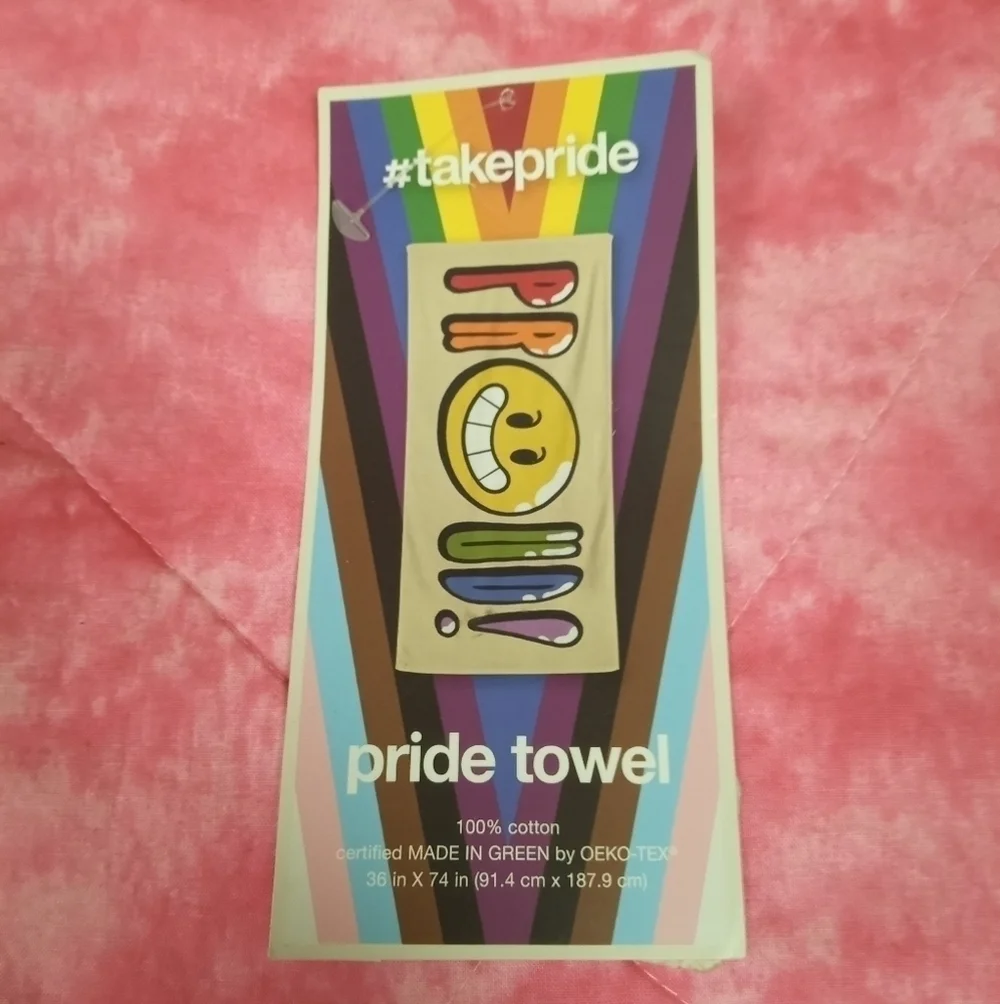 NEW Take Pride Beach Towel LGBTQ